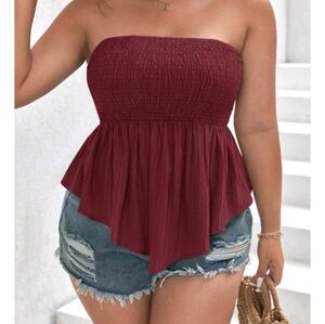 Plus Size Flowy Tube Top ❤️